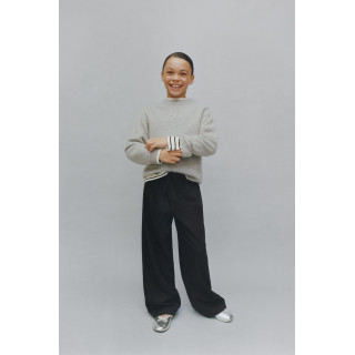 БРЮКИ WIDE LEG СО СТРАЗАМИ