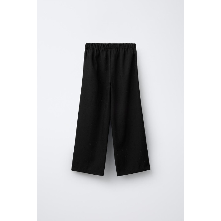 БРЮКИ WIDE LEG СО СТРАЗАМИ