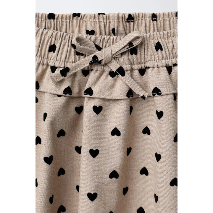 ЮБКА-ШОРТЫ С ФЛОКОВЫМ ПРИНТОМ