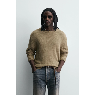 СВИТЕР С РЕЛЬЕФНОЙ ТЕКСТУРОЙ