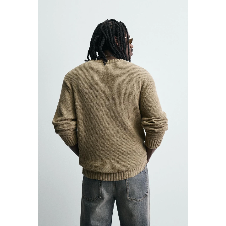 СВИТЕР С РЕЛЬЕФНОЙ ТЕКСТУРОЙ