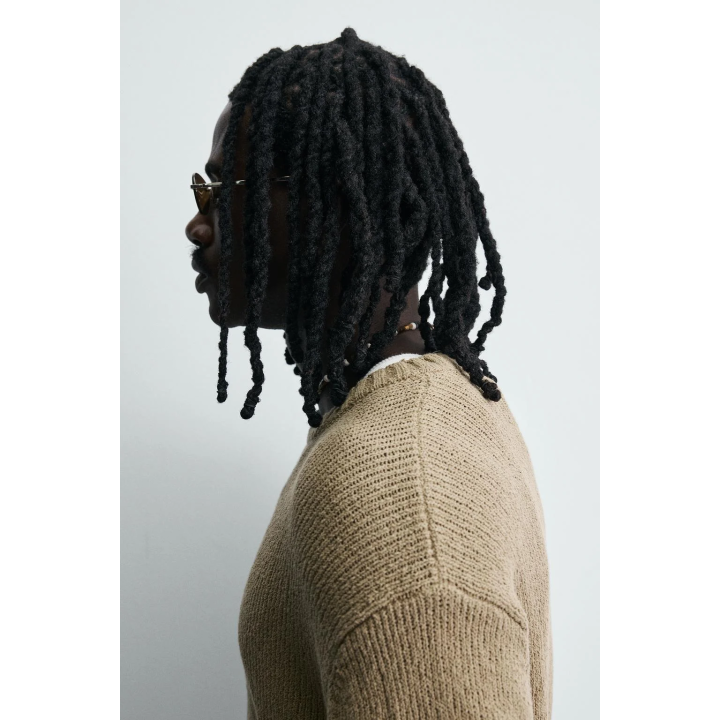 СВИТЕР С РЕЛЬЕФНОЙ ТЕКСТУРОЙ