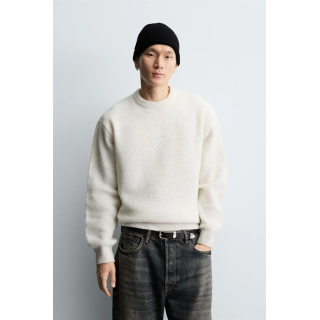 ДЖЕМПЕР СВОБОДНОГО КРОЯ С ТЕКСТУРОЙ