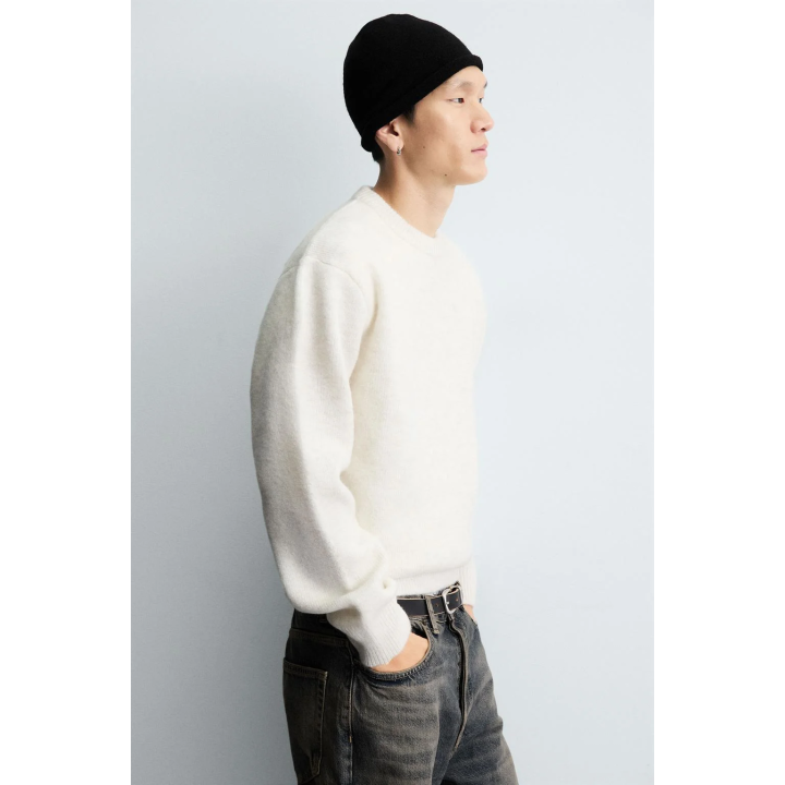 ДЖЕМПЕР СВОБОДНОГО КРОЯ С ТЕКСТУРОЙ