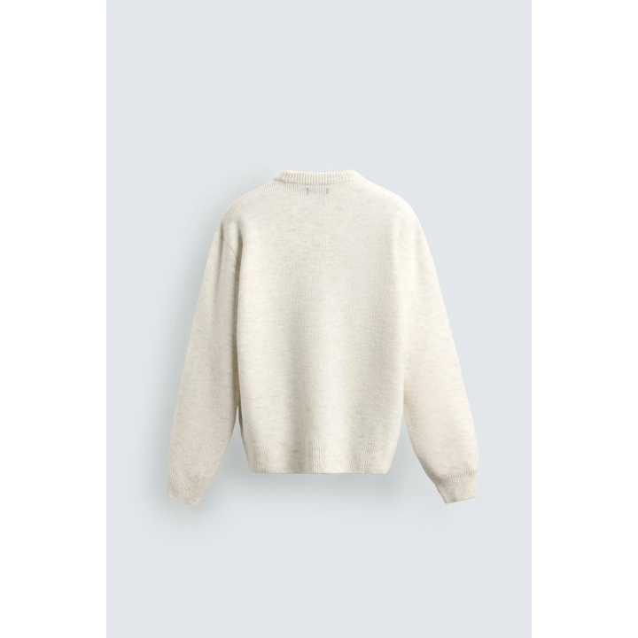 ДЖЕМПЕР СВОБОДНОГО КРОЯ С ТЕКСТУРОЙ