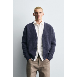 КАРДИГАН ИЗ РЕЛЬЕФНОГО ТРИКОТАЖА