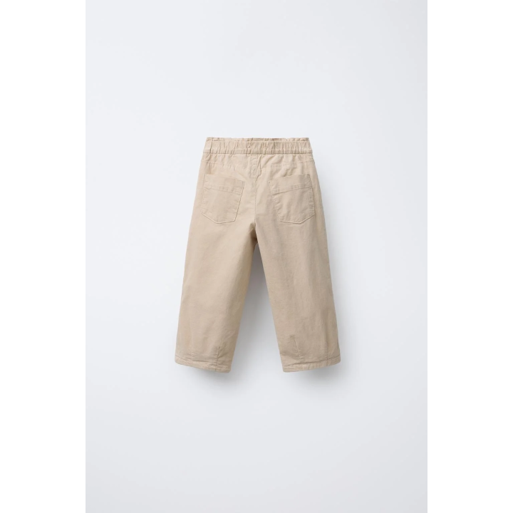 БРЮКИ BAGGY ИЗ ТОНКОГО ВЕЛЬВЕТА С ПОДКЛАДКОЙ