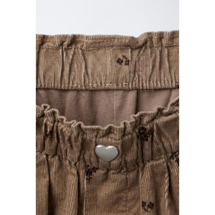 БРЮКИ BAGGY ИЗ ТОНКОГО ВЕЛЬВЕТА НА ПОДКЛАДКЕ