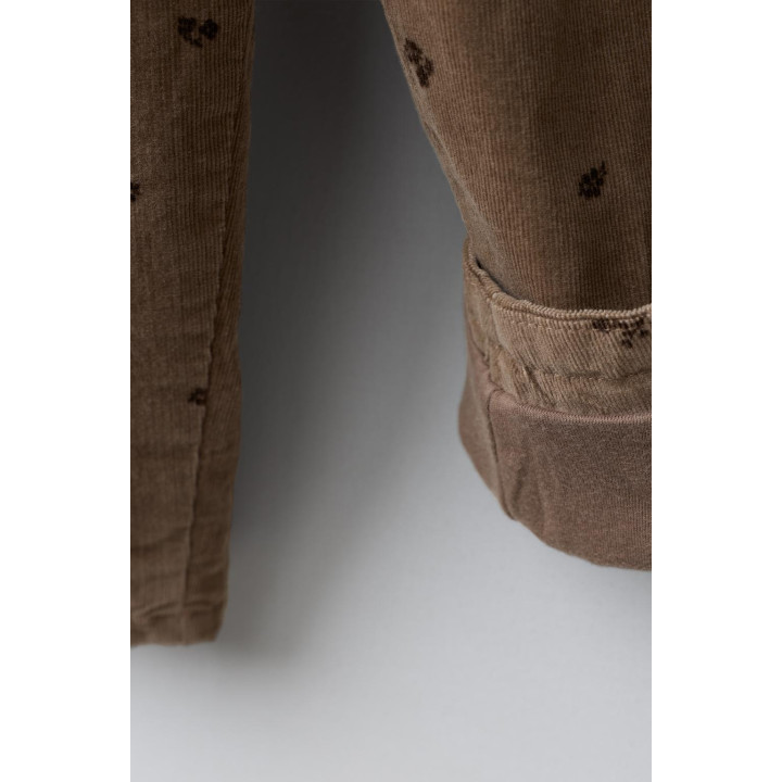 БРЮКИ BAGGY ИЗ ТОНКОГО ВЕЛЬВЕТА НА ПОДКЛАДКЕ