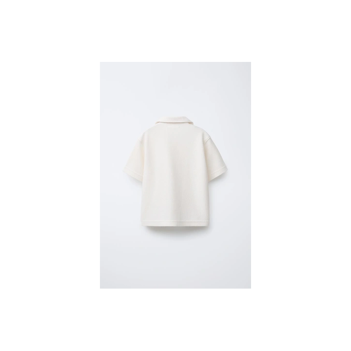 РУБАШКА БОУЛИНГ В СТИЛЕ РУСТИК С ЭФФЕКТОМ ПОЛОТЕНЦА