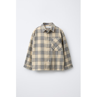 РУБАШКА С ПРИНТОМ В КЛЕТКУ