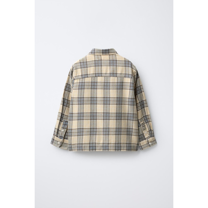 РУБАШКА С ПРИНТОМ В КЛЕТКУ