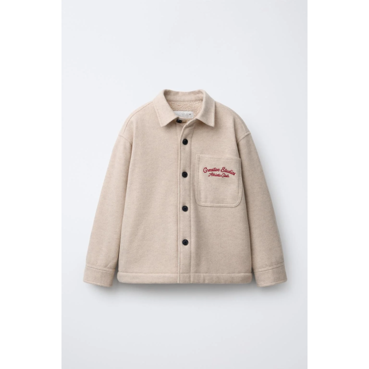 ФЛАНЕЛЕВАЯ КУРТКА-РУБАШКА С ИСКУССТВЕННОЙ ОВЧИНОЙ