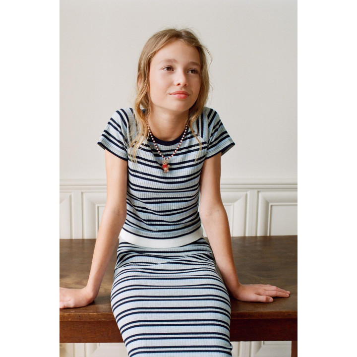 ЮБКА МИДИ В ПОЛОСКУ