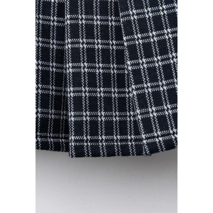 ЮБКА-ШОРТЫ В КЛЕТКУ СО СКЛАДКАМИ