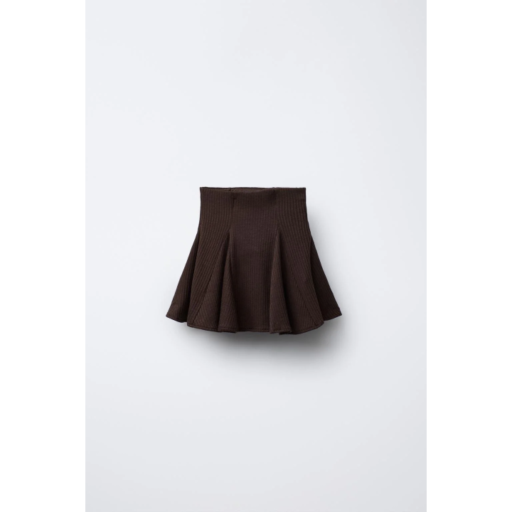 ЮБКА-ШОРТЫ В РУБЧИК С ОБОРКАМИ