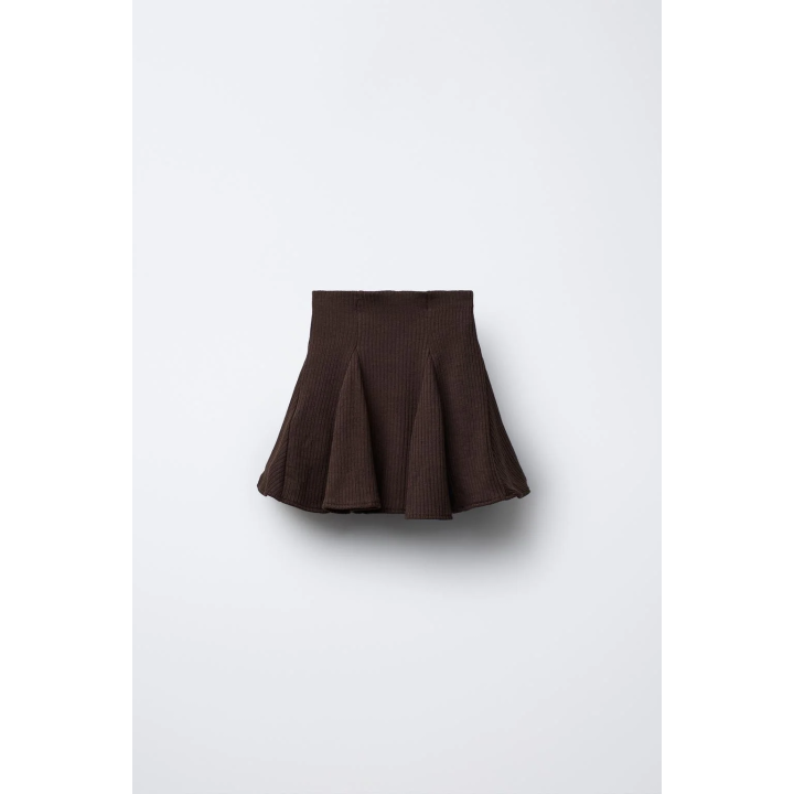 ЮБКА-ШОРТЫ В РУБЧИК С ОБОРКАМИ