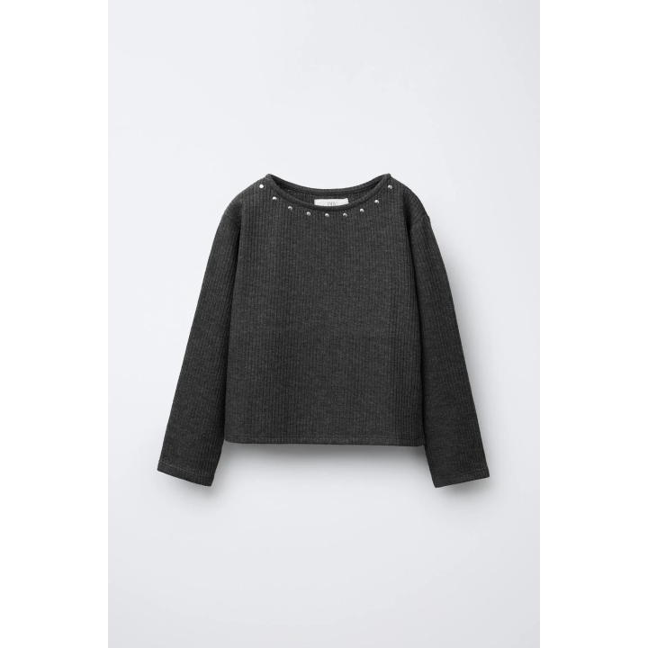 МАЙКА В РУБЧИК С ЗАКЛЕПКАМИ