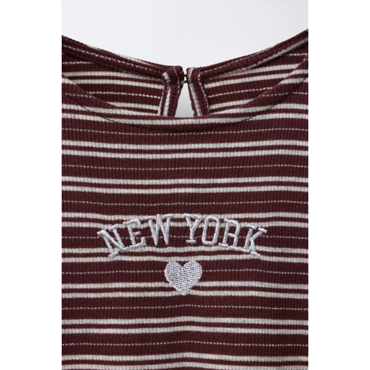 ДЛИННОЕ ПЛАТЬЕ В РУБЧИК С НАДПИСЬЮ