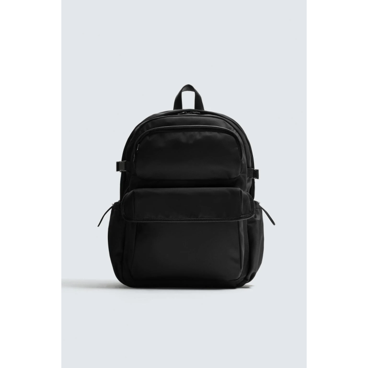 РЮКЗАК ИЗ ТЕХНИЧЕСКОЙ ТКАНИ С МНОЖЕСТВОМ КАРМАНОВ