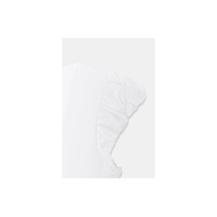 КОМБИНИРОВАННАЯ ФУТБОЛКА С БАНТОМ