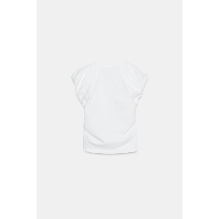 КОМБИНИРОВАННАЯ ФУТБОЛКА ИЗ ПОПЛИНА