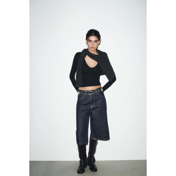 ТОП В РУБЧИК С ДЛИННЫМИ РУКАВАМИ