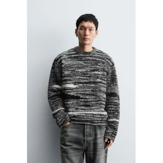 СВИТЕР ИЗ ТЕКСТУРИРОВАННОГО БУКЛЕ