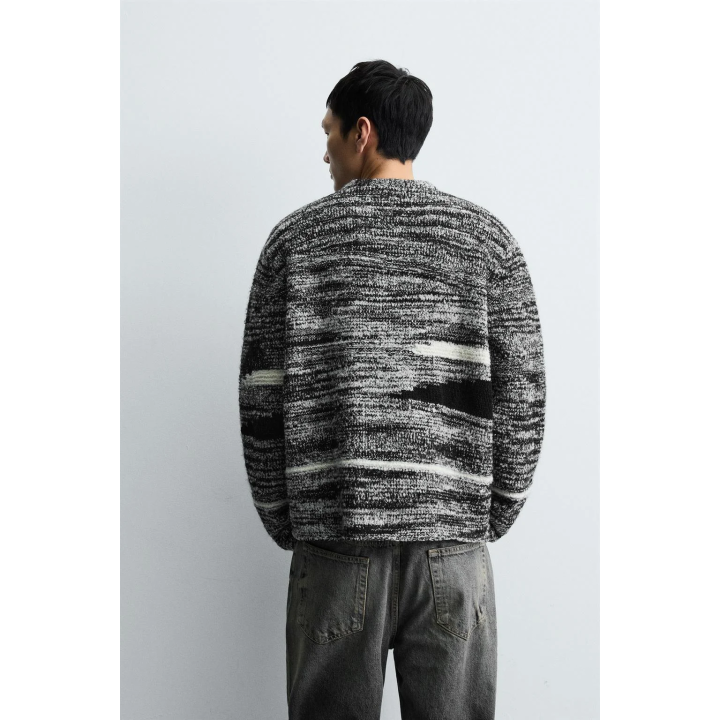 СВИТЕР ИЗ ТЕКСТУРИРОВАННОГО БУКЛЕ