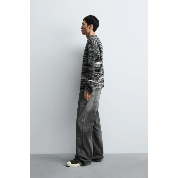 СВИТЕР ИЗ ТЕКСТУРИРОВАННОГО БУКЛЕ