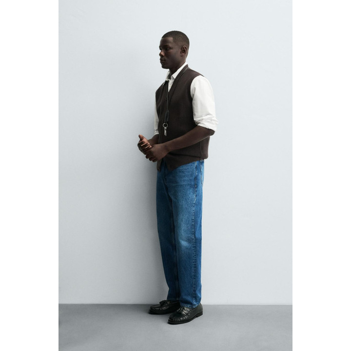 ВЯЗАНЫЙ ЖИЛЕТ ИЗ ШЕРСТИ И КАШЕМИРА