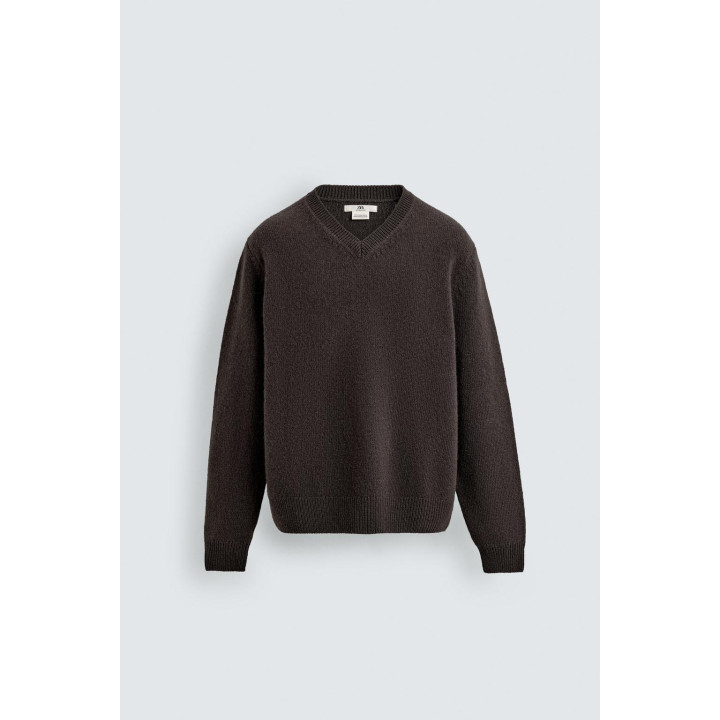СВИТЕР ИЗ 100% ШЕРСТИ С V-ОБРАЗНЫМ ВЫРЕЗОМ — LIMITED EDITION