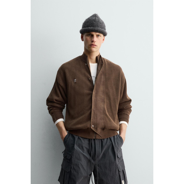 Кардиган с полосками из выцветшего трикотажа x sr_a