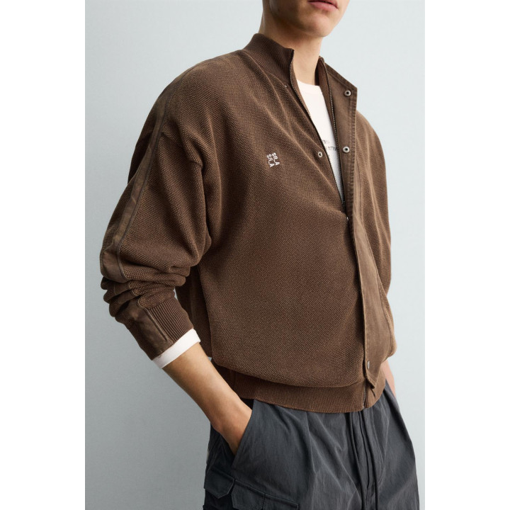 Кардиган с полосками из выцветшего трикотажа x sr_a