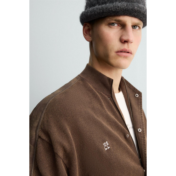 Кардиган с полосками из выцветшего трикотажа x sr_a