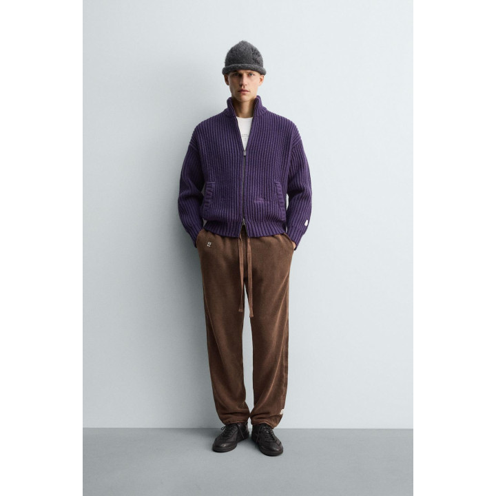 Вязанные брюки с боковой полосой x sr_a