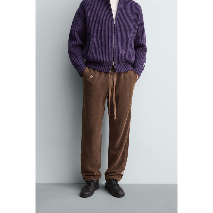 Вязанные брюки с боковой полосой x sr_a