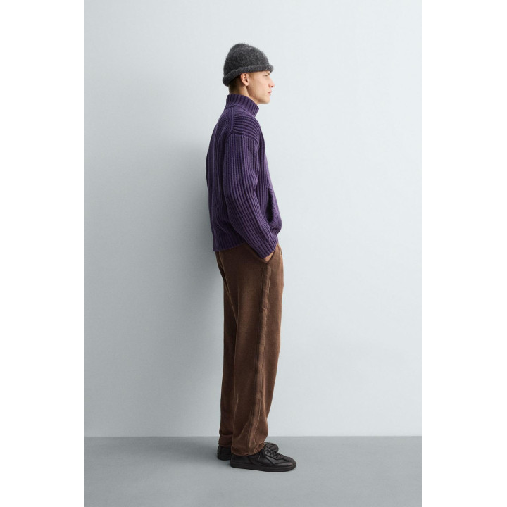 Вязанные брюки с боковой полосой x sr_a