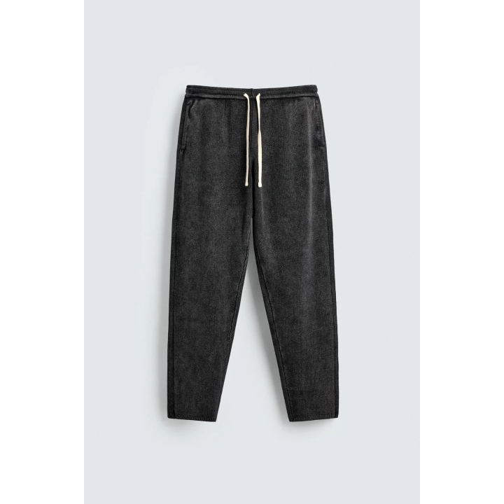 БРЮКИ ИЗ РЕЛЬЕФНОГО ТРИКОТАЖА