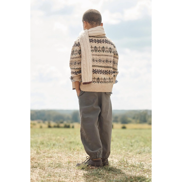 Шарф с косами ограниченной коллекции 100% шерсть