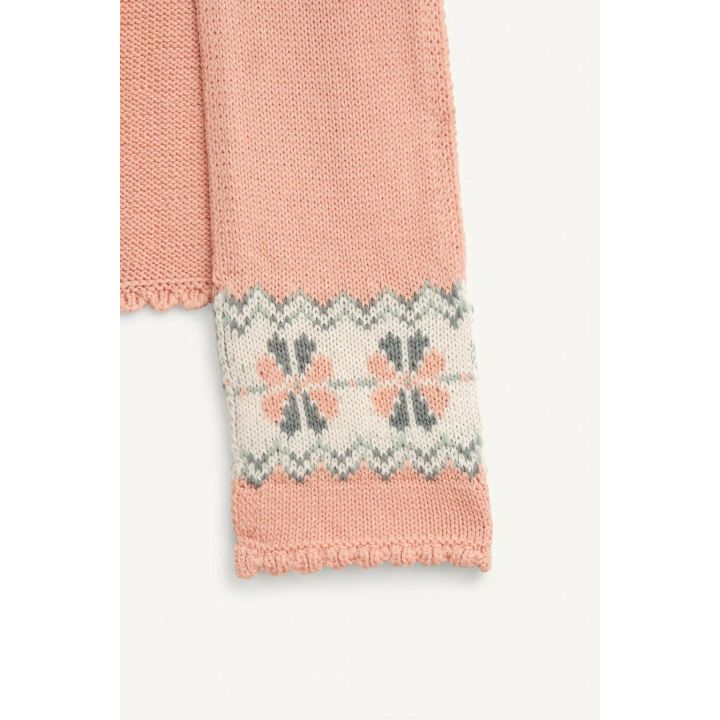 Шарф из ограниченной коллекции из шерстяного микса с узором греческим ключом