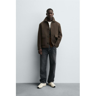 ПОЛУПАЛЬТО REGULAR FIT С КАРМАНАМИ