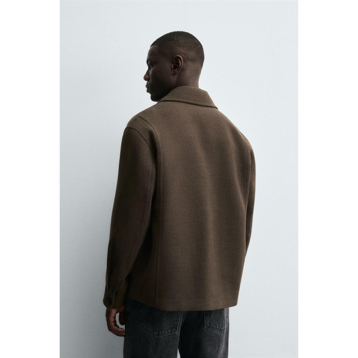 ПОЛУПАЛЬТО REGULAR FIT С КАРМАНАМИ