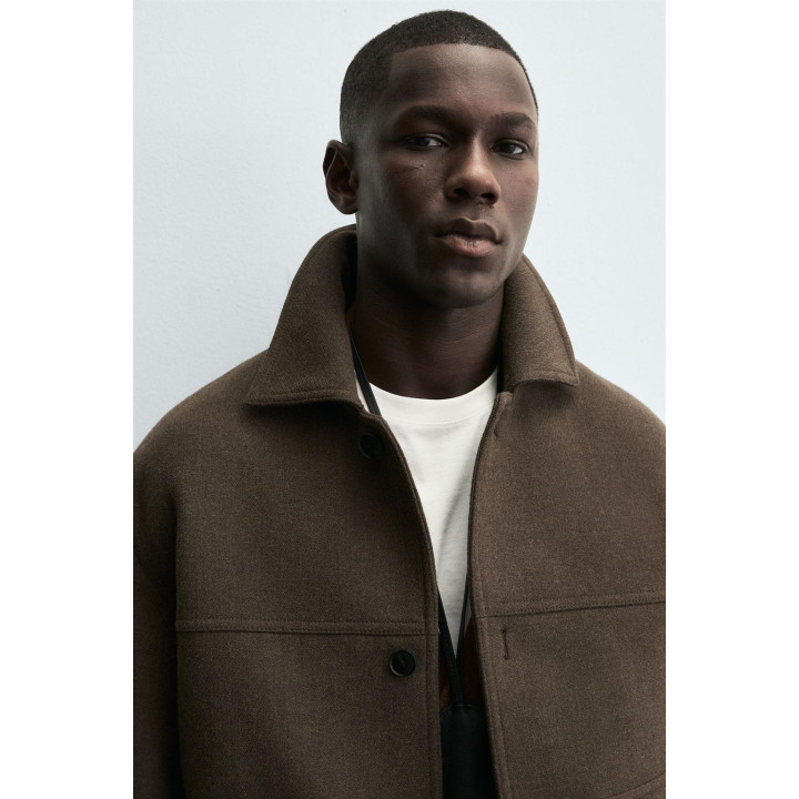 ПОЛУПАЛЬТО REGULAR FIT С КАРМАНАМИ