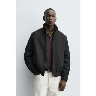 КУРТКА ИЗ СИНТЕТИЧЕСКОЙ ШЕРСТИ НА МОЛНИИ