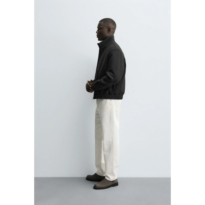 КУРТКА ИЗ СИНТЕТИЧЕСКОЙ ШЕРСТИ НА МОЛНИИ