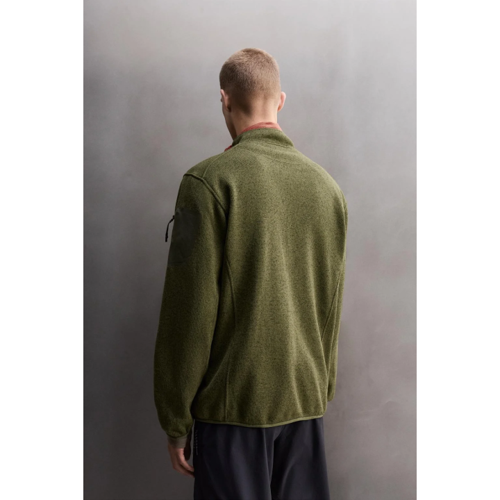 ВЯЗАНАЯ КУРТКА ИЗ ФЛИСА