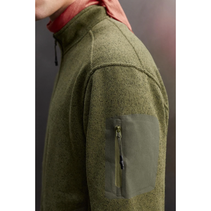 ВЯЗАНАЯ КУРТКА ИЗ ФЛИСА