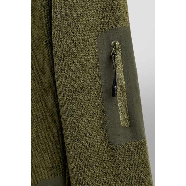 ВЯЗАНАЯ КУРТКА ИЗ ФЛИСА