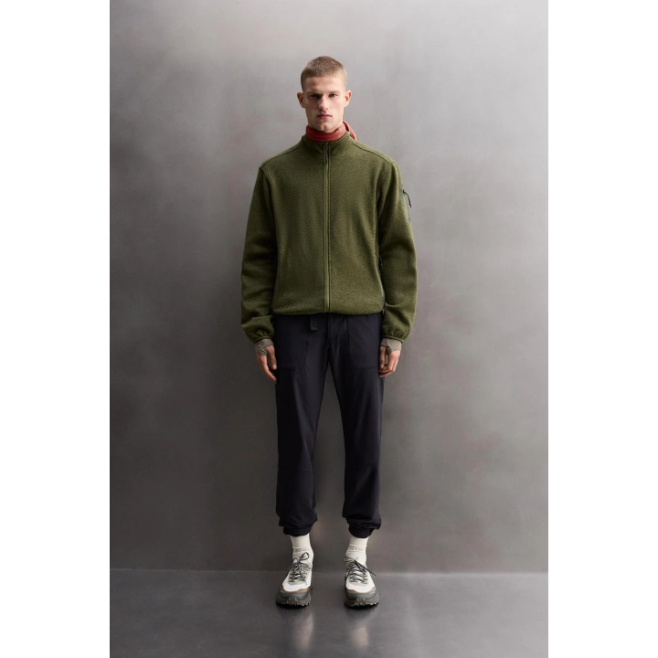 ВЯЗАНАЯ КУРТКА ИЗ ФЛИСА